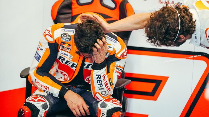 Deras Air Mata Marc Marquez