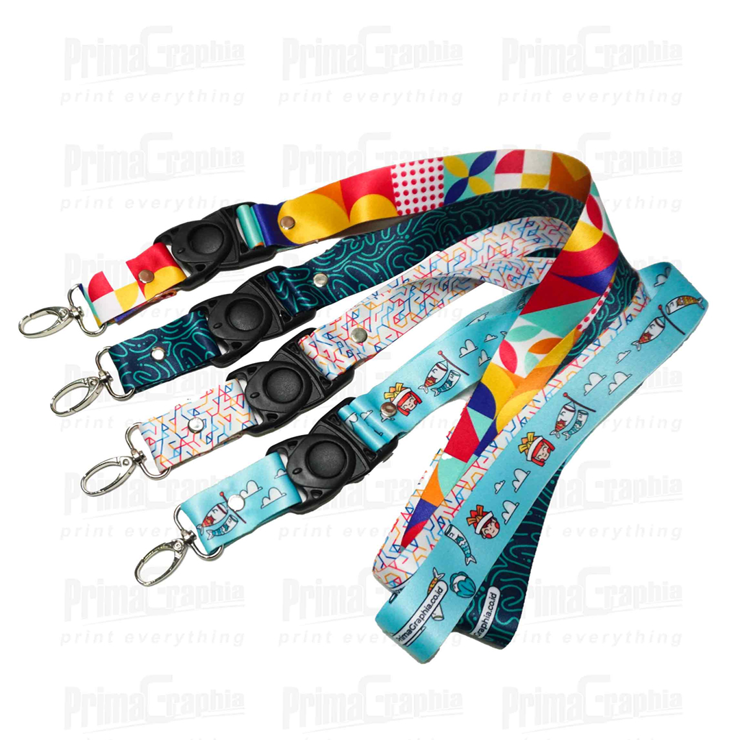 PERBEDAAN LANYARD POLYESTER DAN PRINTING