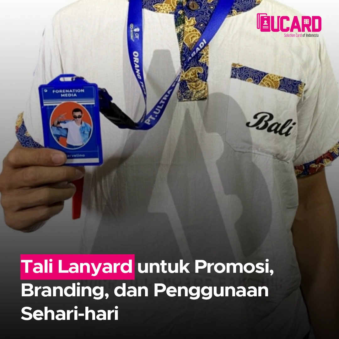 Tali Lanyard untuk Promosi, Branding, dan Penggunaan Sehari-hari