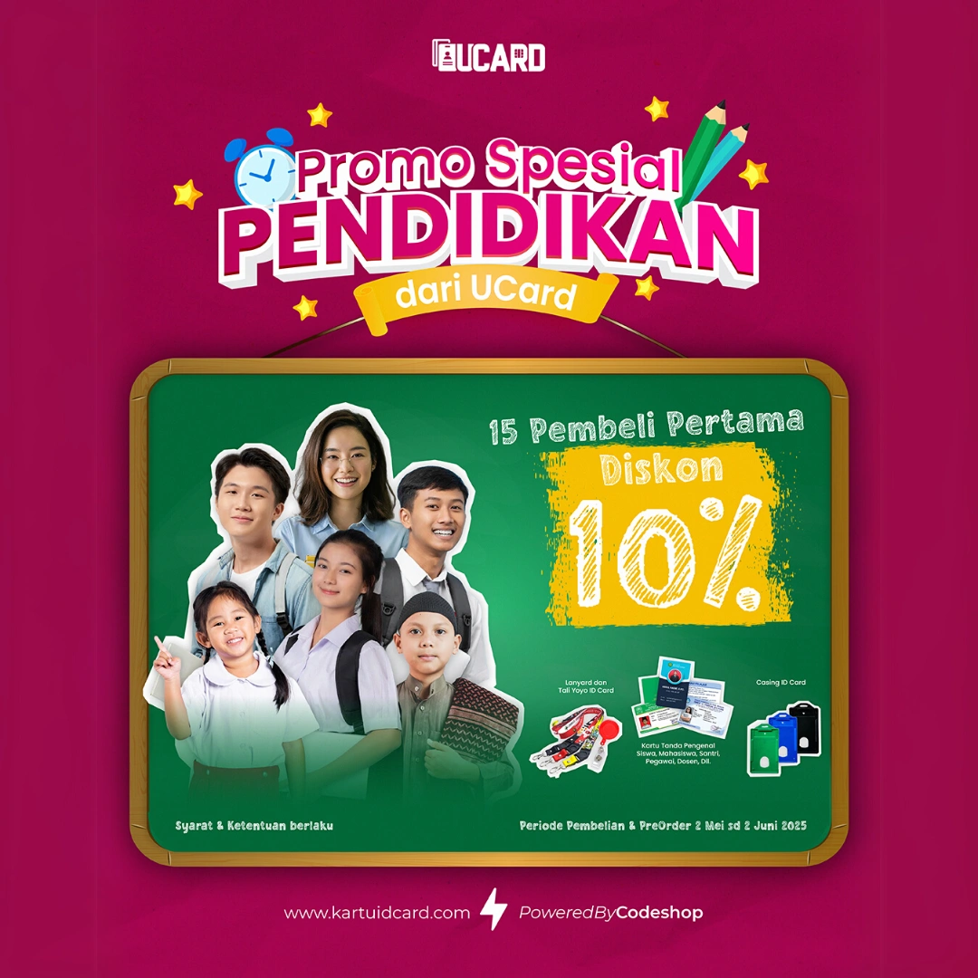 Promo Spesial Pendidikan dari UCard: Cetak Kartu Pelajar & Lebih Hemat!