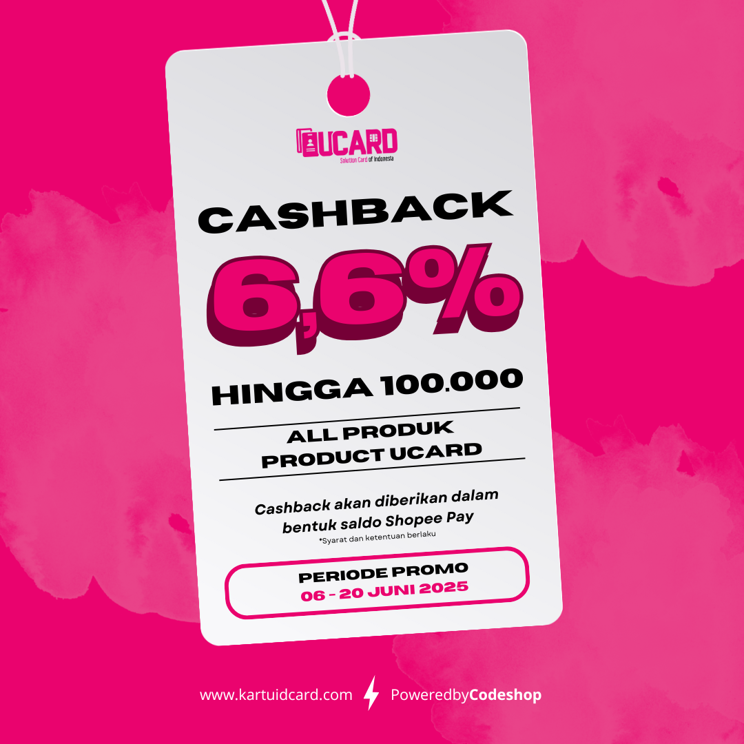 Cetak Kartu dan Lanyard Dapat Cashback 6,6% dari UCard