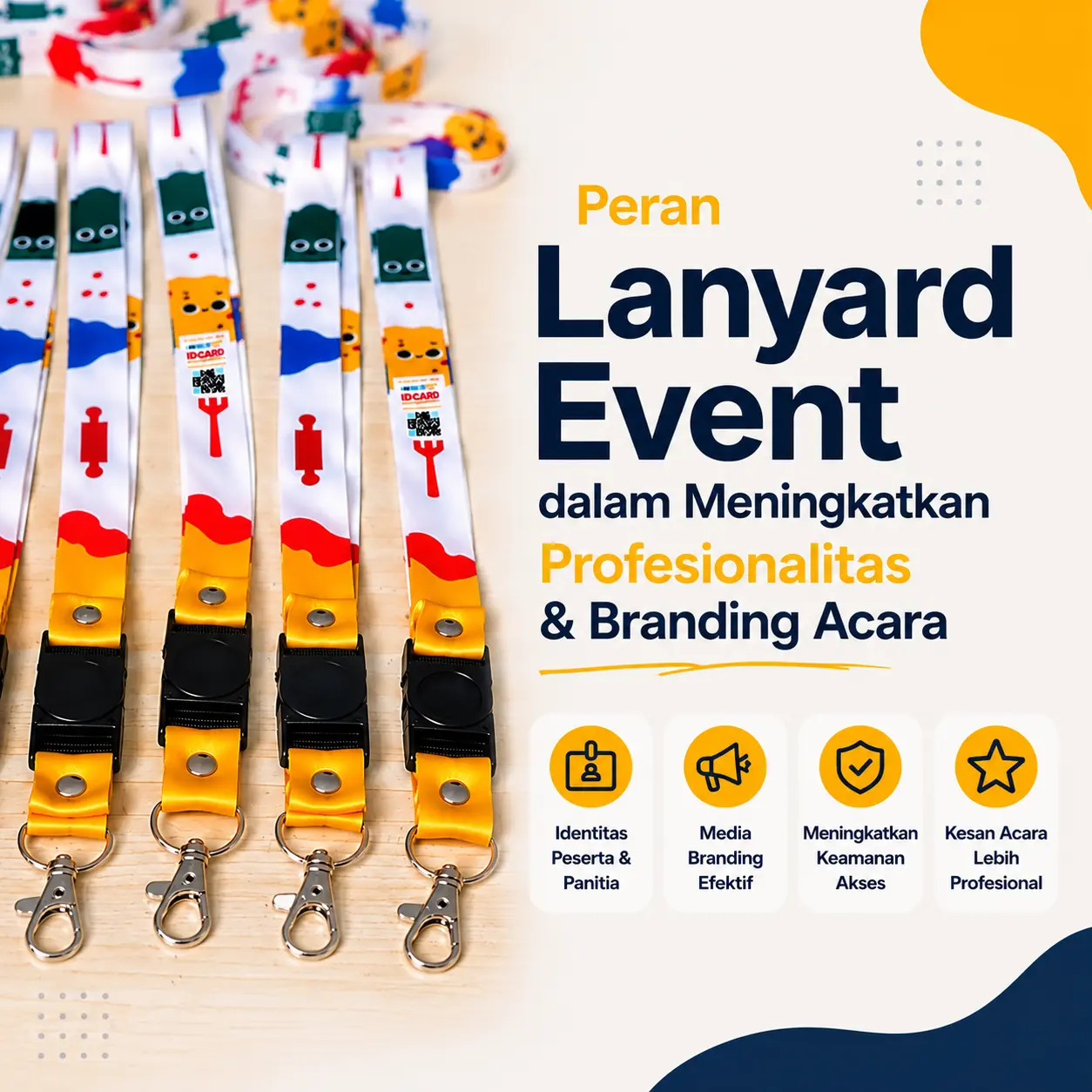 Peran Lanyard Event dalam Meningkatkan Profesionalitas dan Branding Acara